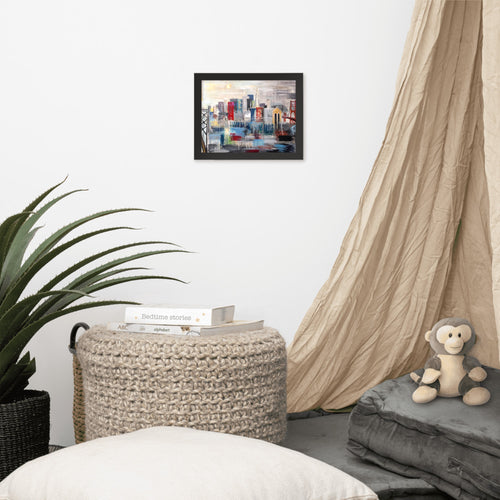 San Francisco in Color Framed poster