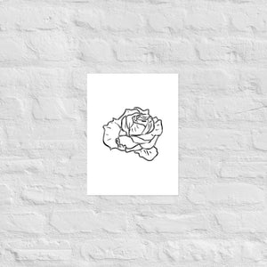 Rose Sketch Poster