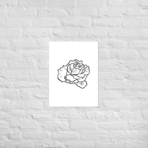 Rose Sketch Poster